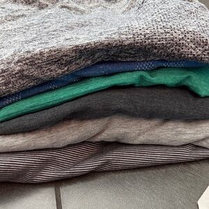 lululemon athletica Men's Polo Lot — Blue, Green, Black, Gray, Heather